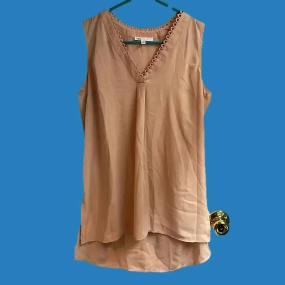 Small Sheer Peach Tank